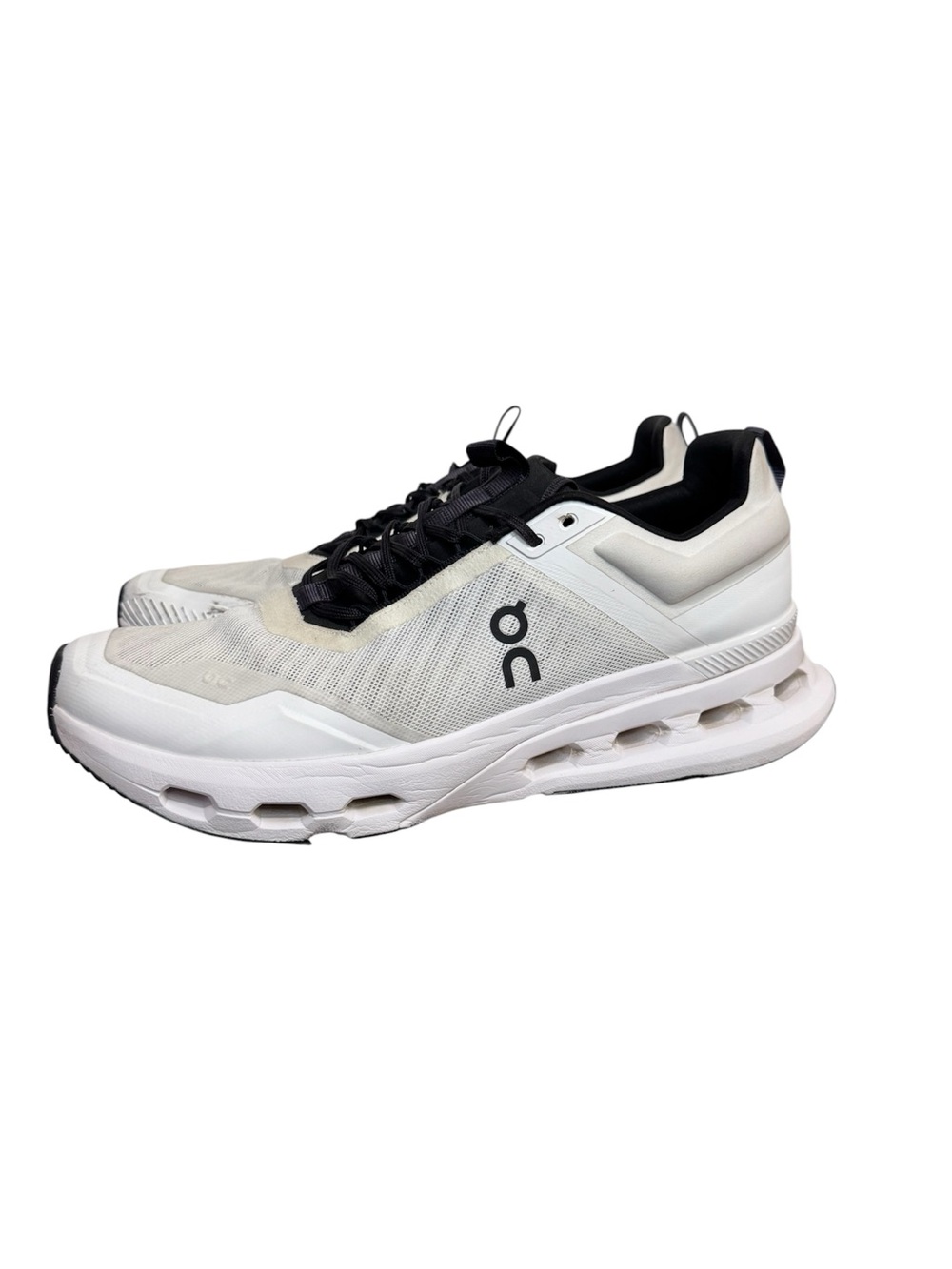 On Running Cloudnova X Men’s Road Running Shoes 3ME30410462 Size 13 White/Black